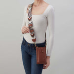 Hobo Cass Phone Crossbody Pebbled Leather/ Briddle Brown