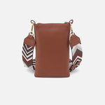 Hobo Cass Phone Crossbody Pebbled Leather/ Briddle Brown