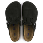 Birkenstock Boston Black Soft footbed Style 0660471 Regular/Wide