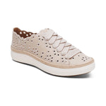 Aetrex Charlotte Lace-Up Sneaker -Tan