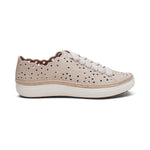 Aetrex Charlotte Lace-Up Sneaker -Tan