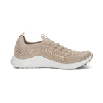 Aetrex Carly Sparkle Arch Support Sneaker - Tan