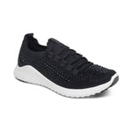 Aetrex Carly Sparkle Arch Support Sneaker - Black