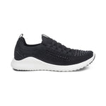 Aetrex Carly Sparkle Arch Support Sneaker - Black