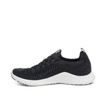 Aetrex Carly Sparkle Arch Support Sneaker - Black