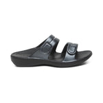 Aetrex Janey Sport Slide - Pewter