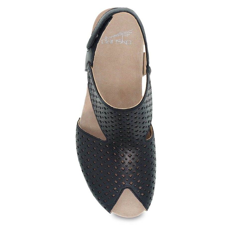 Dansko Teagan Black Burnished Nappa