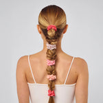 Kit Sch Cherry Blossom Ruched Satin Scrunchies 5pc Set