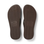 Archies Arch Support Flip Flops- Brown
