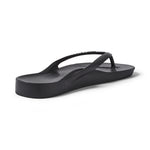 Archies Arch Support Flip Flops- Black