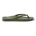 Archies Arch Support Flip Flops- Olive