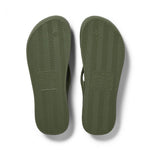 Archies Arch Support Flip Flops- Olive