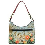 Anuschka Hobo Shoulder Bag - Happy pup