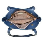 Anuschka Shoulder Bag Denim Paisley Floral