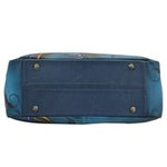 Anuschka Shoulder Bag Denim Paisley Floral