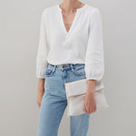 Hobo Draft Crossbody White