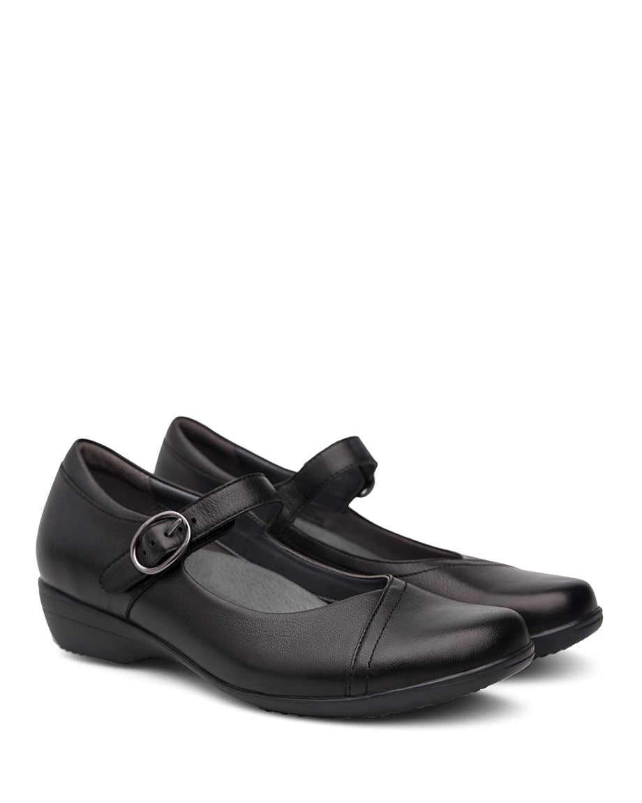 Dansko Fawna Black Milled Nappa