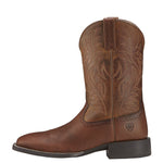 Ariat Sport Wide Square Toe Western Boot - Fiddle Brown 10016291
