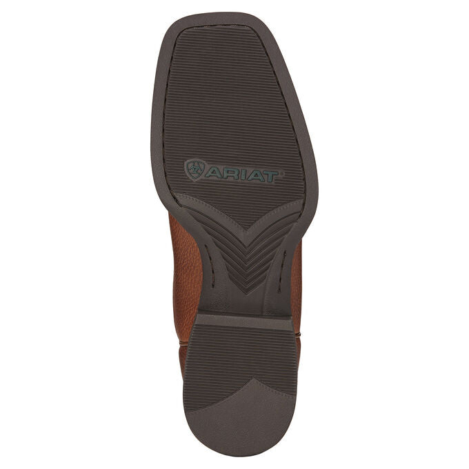 Ariat Sport Wide Square Toe Western Boot - Fiddle Brown 10016291