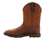 Ariat Groundbreaker Wide Square Toe Waterproof Work Boot - Dark Brown 10024984