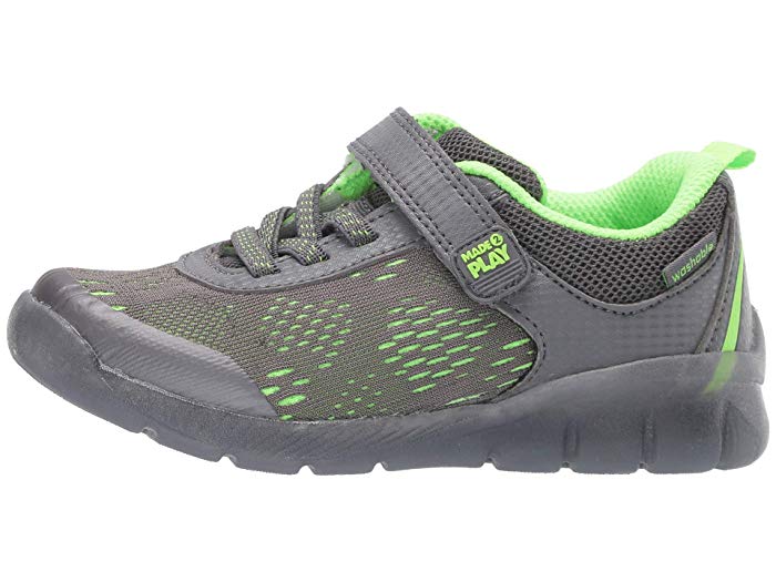 Big kid's made2play® lighted neo sneaker - Grey/Green