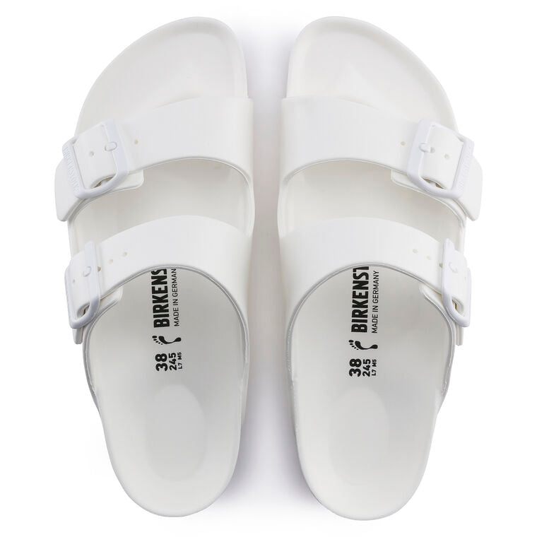 Birkenstock Arizona Eva Metallic White