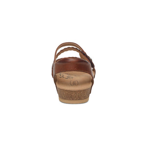 Aetrex Jillian Braided Quarter Strap Walnut