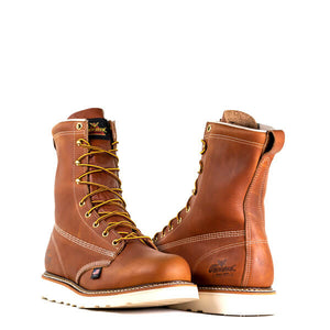 AMERICAN HERITAGE – 8″ TOBACCO PLAIN TOE MAXWEAR WEDGE™