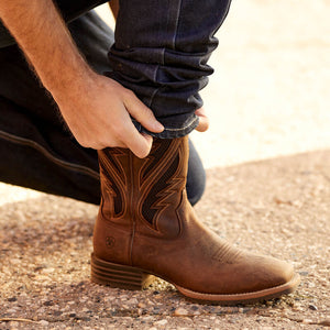 Ariat Hybrid VentTEK Western Boot distressed tan 10031454