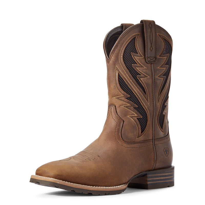 Ariat Hybrid VentTEK Western Boot distressed tan 10031454