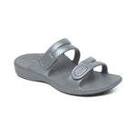 Aetrex Janey Sport Grey Water Friendly Slide
