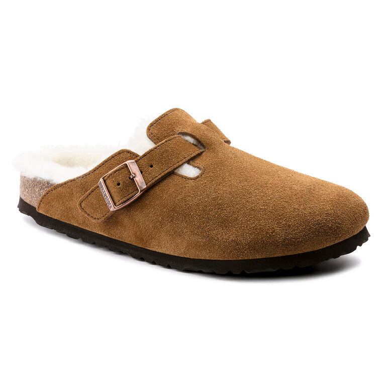 Birkenstock Boston Shearling Mink/Natural