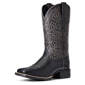 Ariat Women Round Up Remuda - Black Deertan 10034024
