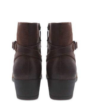 Dansko Cagney Brown Burnished Suede
