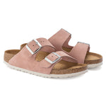 Birkenstock Arizona Soft Footbed Suede Leather Pink Clay