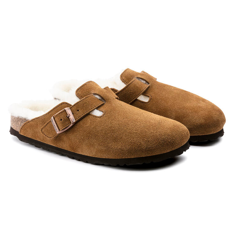 Birkenstock Boston Shearling Mink/Natural