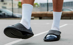 Oofos Ooahh Sport Flex Slide Black-Matte