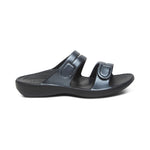 Aetrex Janey Sport Pewter Water Friendly Slide