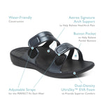 Aetrex Janey Sport Coral Water Friendly Slide