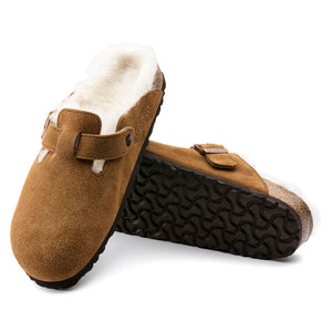 Birkenstock Boston Shearling Mink/Natural