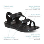 Aetrex Jillian Sport Black