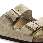 Birkenstock Arizona Soft Footbed Suede Leather Taupe